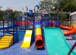 Bộ liên hoàn cầu trượt máng trượt hồ bơi 